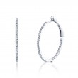 Diamond Hoop Earrings