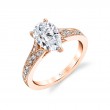 Pear Shaped Vintage Inspired Engagement Ring - Chereen
