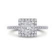 Diamond Engagement Ring in 14K White Gold