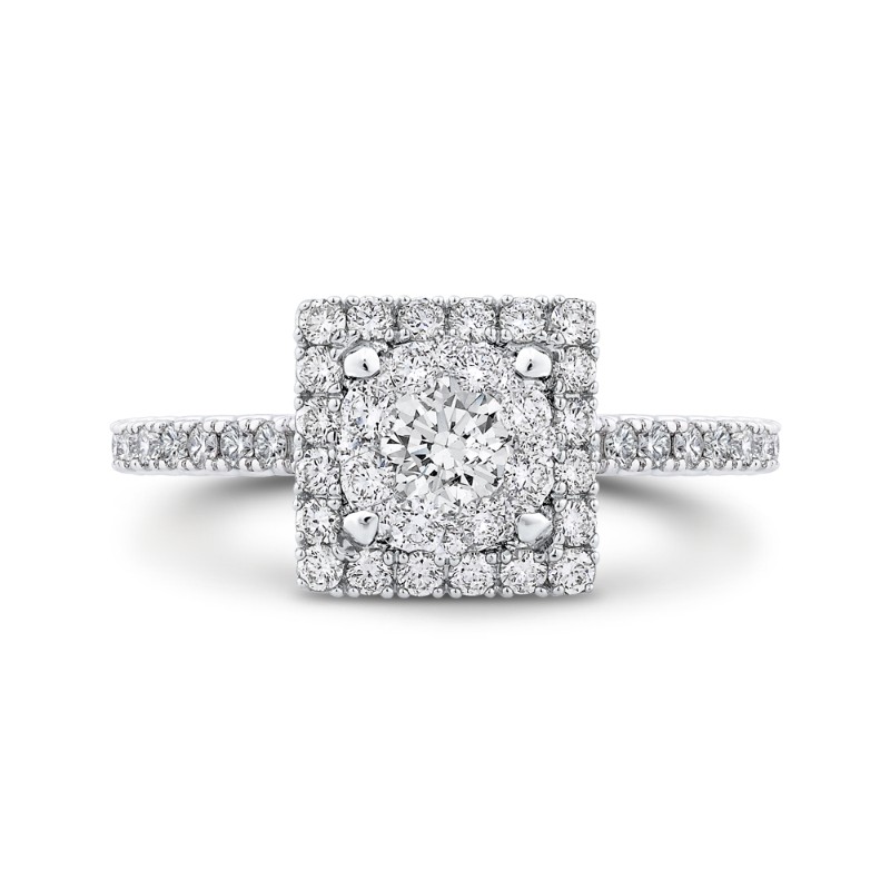 Diamond Engagement Ring in 14K White Gold