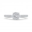 Diamond Engagement Ring in 14K White Gold
