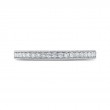 Round Diamond Half-Eternity Wedding Band in 14K White Gold