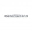 Round Diamond Wedding Band in 14K White Gold