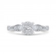 Diamond Engagement Ring in 14K White Gold