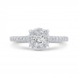 Diamond Engagement Ring in 14K White Gold