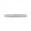 Round Diamond Wedding Band in 14K White Gold