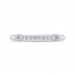 Round Diamond Wedding Band in 14K White Gold