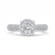 Diamond Engagement Ring in 14K White Gold