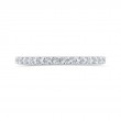 Half-Eternity Round Diamond Wedding Band in 14K White Gold