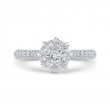 Diamond Engagement Ring in 14K White Gold