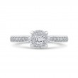 Diamond Engagement Ring in 14K White Gold