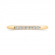 Round Diamond Wedding Band in 14K Yellow Gold