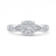 Diamond Engagement Ring in 14K White Gold