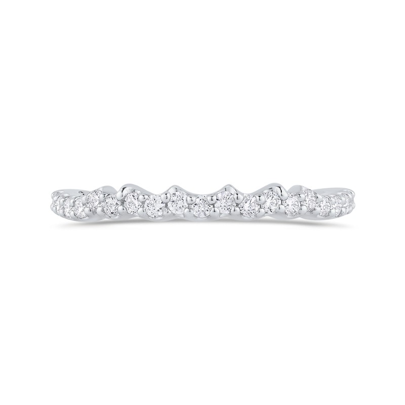 Diamond Wedding Band in 14K White Gold