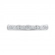 Round Diamond Wedding Band in 14K White Gold