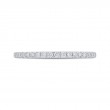 Diamond Half-Eternity Wedding Band in 14K White Gold