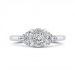 Diamond Engagement Ring in 14K White Gold