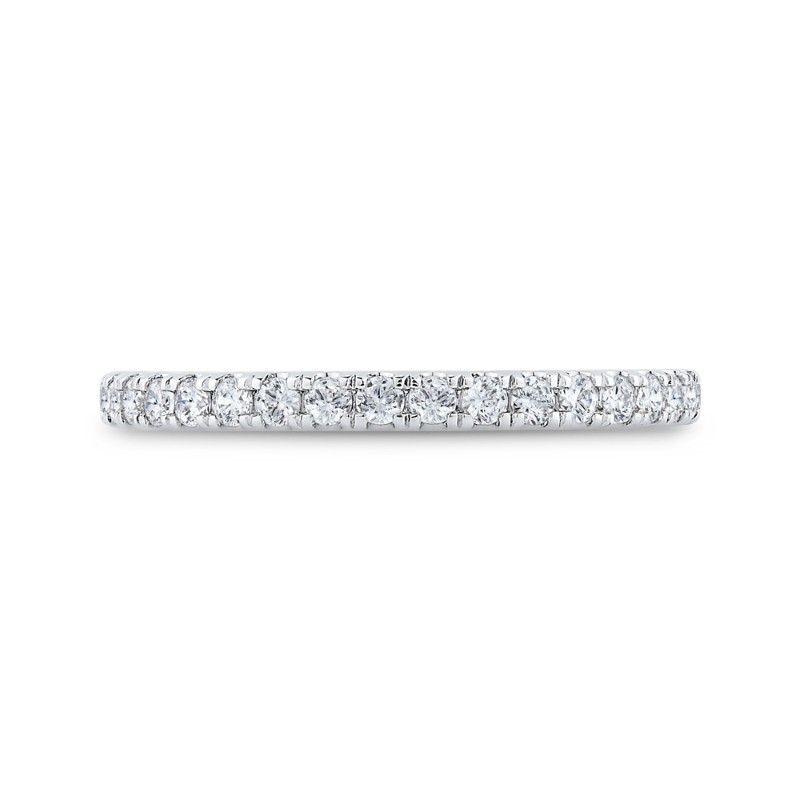Diamond Wedding Band in 14K White Gold