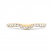 Diamond Half-Eternity Wedding Band in 14K Yellow Gold