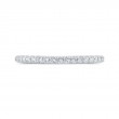 Diamond Half-Eternity Wedding Band in 14K White Gold