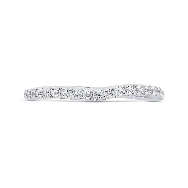 Diamond Wedding Band in 14K White Gold