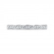 Round Diamond Wedding Band in 14K White Gold