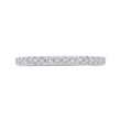 Diamond Half-Eternity Wedding Band in 14K White Gold