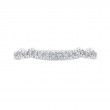 Diamond Half-Eternity Wedding Band in 14K White Gold