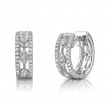 Marquise Diamond Hoop Earrings