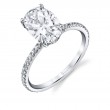 Oval Cut Classic Engagement Ring - Maryam