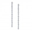 Vintage Inspired Diamond Drop Earrings