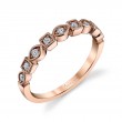 Modern Stackable Wedding Band - Milena