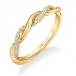 Modern Spiral Wedding Band -Yasmine