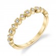 Modern Yellow Gold Stackable Band - Eliana