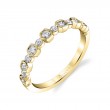 Modern Yellow Gold Stackable Band - Lucienne