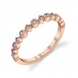 Modern Stackable Wedding Band - Devondra