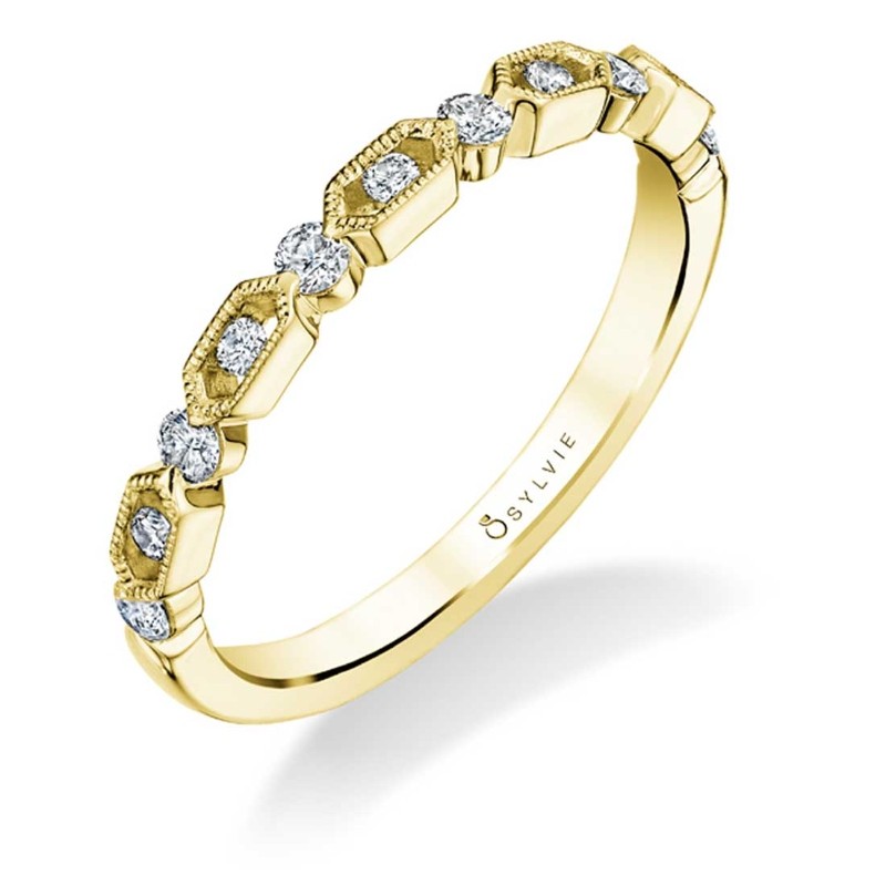 Modern Wedding Band - Diahna