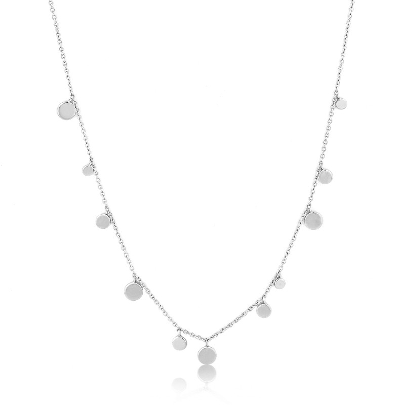 Geometry Mixed Discs Necklace
