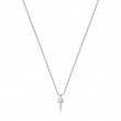ANIA HAIE STERLING SILVER SILVER KEY NECKLACE