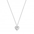 ANIA HAIE STERLING SILVER ROPE HEART PENDANT NECKLACE