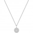 Glam Disc Pendant Necklace