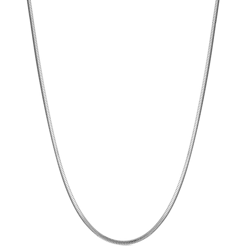ANIA HAIE STERLING SILVER SNAKE CHAIN NECKLACE