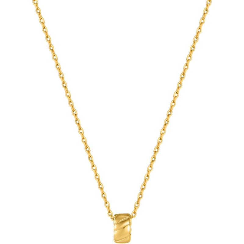 Smooth Twist Pendant Necklace