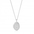 ANIA HAIE STERLING SILVER SPARKLE LOCKET PENDANT NECKLACE
