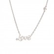 14K DIAMOND LOVE NECKLACE (16+2