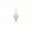 Gold Mother Of Pearl Kite Charm
