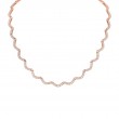 Curved Diamond Necklace