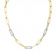 Diamond Paperclip Necklace