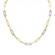 Diamond Paperclip Necklace