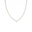 V Shaped Diamond Tennis Necklace